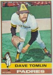 1976 Topps Baseball Cards      398     Dave Tomlin
